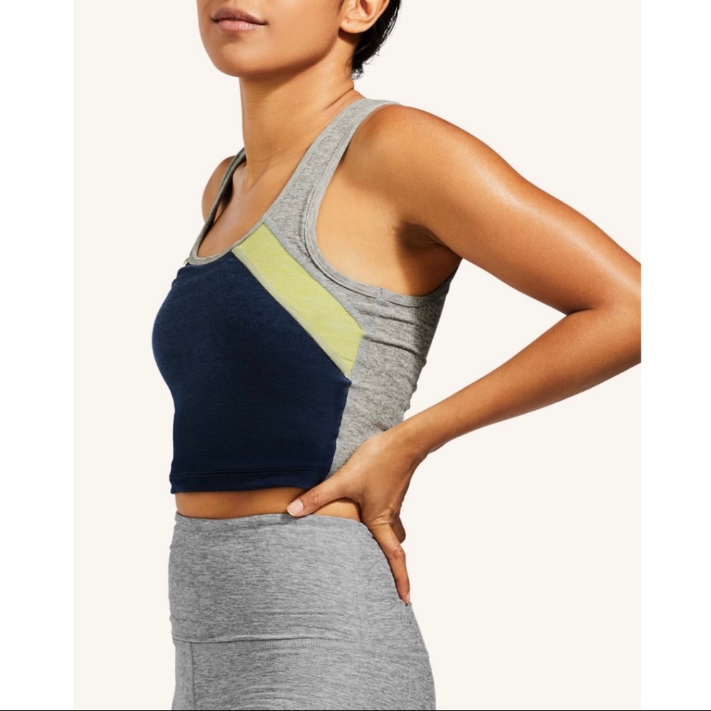 NWOT Peloton x Beyond Yoga Color in Crop Tank